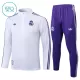 Conjunto de sudadera de entrenamiento Real Madrid Niños 25/26 Blanco Conjunto de sudadera de entrenamiento Real Madrid Niños 25/26 Blanco