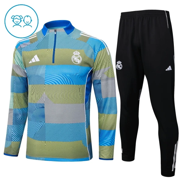 Conjunto de sudadera de entrenamiento Real Madrid Niños 25/26 Conjunto de sudadera de entrenamiento Real Madrid Niños 25/26