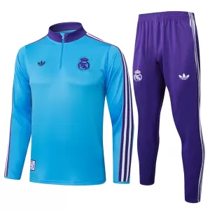 Conjunto de sudadera de entrenamiento Real Madrid Hombre 25/26 Azul