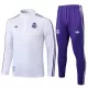 Conjunto de sudadera de entrenamiento Real Madrid Hombre 25/26 Blanco Conjunto de sudadera de entrenamiento Real Madrid Hombre 25/26 Blanco