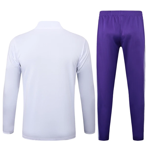 Conjunto de sudadera de entrenamiento Real Madrid Hombre 25/26 Blanco