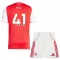 Camiseta Arsenal Declan Rice 41 Niños 1ª Equipación 25/26