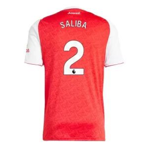 Camiseta Arsenal Saliba 2 Hombre 1ª Equipación 25/26