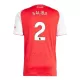 Camiseta Arsenal Saliba 2 Hombre 1ª Equipación 25/26