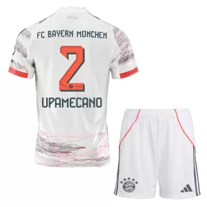 Camiseta FC Bayern Múnich Dayot Upamecano 2 Niños 2ª Equipación 25/26