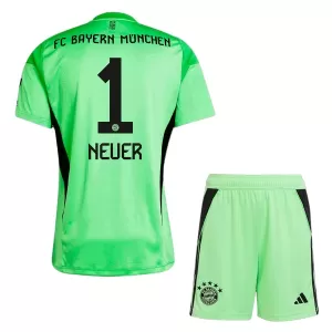 Camiseta Portero FC Bayern Múnich Manuel Neuer 1 Niños 25/26 Verde Camiseta Portero FC Bayern Múnich Manuel Neuer 1 Niños 25/26 Verde