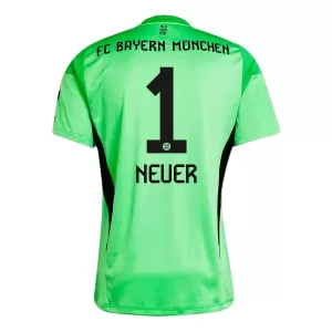 Camiseta Portero FC Bayern Múnich Manuel Neuer 1 Hombre 25/26 Verde Camiseta Portero FC Bayern Múnich Manuel Neuer 1 Hombre 25/26 Verde
