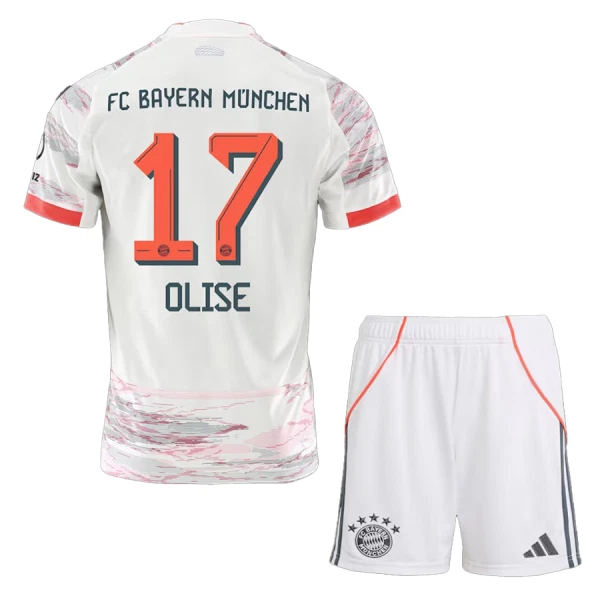 Camiseta FC Bayern Múnich Olise 17 Niños 2ª Equipación 25/26 Camiseta FC Bayern Múnich Olise 17 Niños 2ª Equipación 25/26