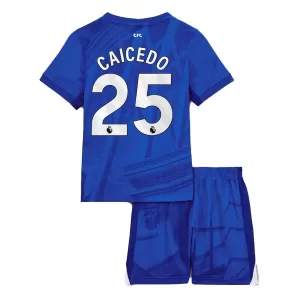 Camiseta Chelsea Moisés Caicedo 25 Niños 1ª Equipación 25/26