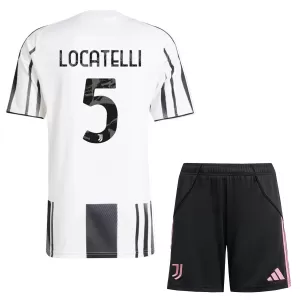 Camiseta Juventus Locatelli 5 Niños 1ª Equipación 25/26