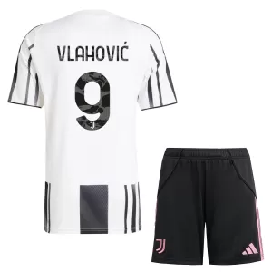 Camiseta Juventus Dušan Vlahovic 9 Niños 1ª Equipación 25/26