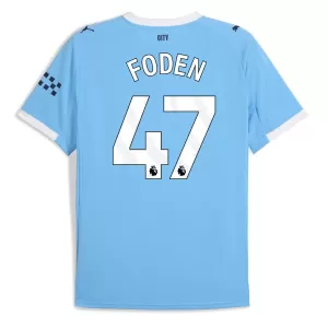 Camiseta Manchester City Phil Foden 47 Hombre 1ª Equipación 25/26