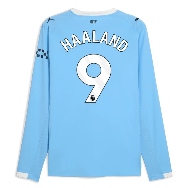 Camiseta Manchester City Erling Haaland 9 Hombre 1ª Equipación 25/26 Manga Larga Camiseta Manchester City Erling Haaland 9 Hombre 1ª Equipación 25/26 Manga Larga