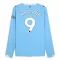 Camiseta Manchester City Erling Haaland 9 Hombre 1ª Equipación 25/26 Manga Larga