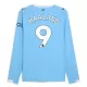 Camiseta Manchester City Erling Haaland 9 Hombre 1ª Equipación 25/26 Manga Larga Camiseta Manchester City Erling Haaland 9 Hombre 1ª Equipación 25/26 Manga Larga