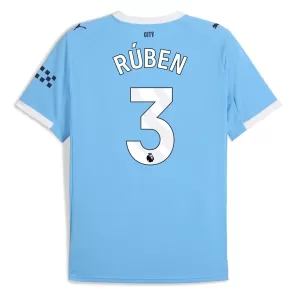 Camiseta Manchester City Rúben Dias 3 Hombre 1ª Equipación 25/26