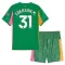 Camiseta Portero Manchester City Ederson Moraes M. 31 Niños 25/26 Verde