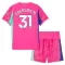 Camiseta Portero Manchester City Ederson Moraes M. 31 Niños 25/26 Rosa