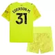 Camiseta Portero Manchester City Ederson Moraes M. 31 Niños 25/26 Amarillo Camiseta Portero Manchester City Ederson Moraes M. 31 Niños 25/26 Amarillo