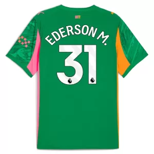 Camiseta Portero Manchester City Ederson Moraes M. 31 Hombre 25/26 Verde