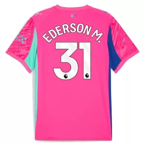 Camiseta Portero Manchester City Ederson Moraes M. 31 Hombre 25/26 Rosa