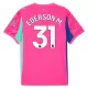 Camiseta Portero Manchester City Ederson Moraes M. 31 Hombre 25/26 Rosa Camiseta Portero Manchester City Ederson Moraes M. 31 Hombre 25/26 Rosa