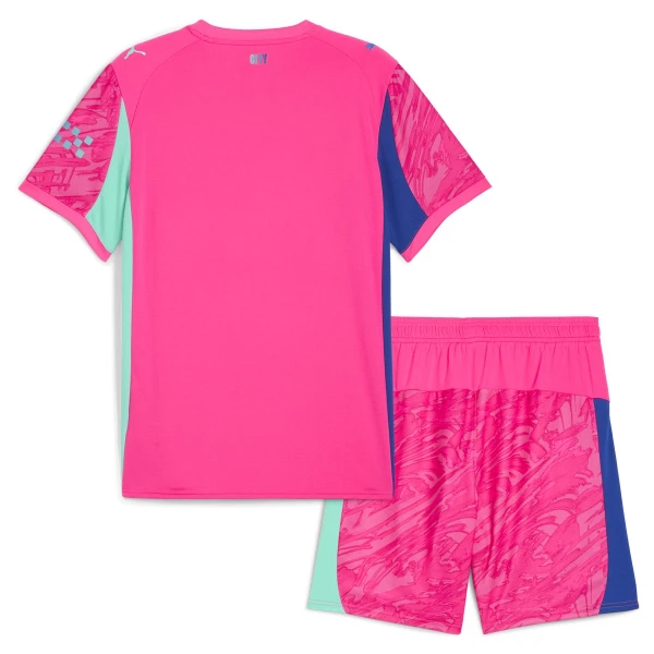 Camiseta Portero Manchester City Niños 25/26 Rosa