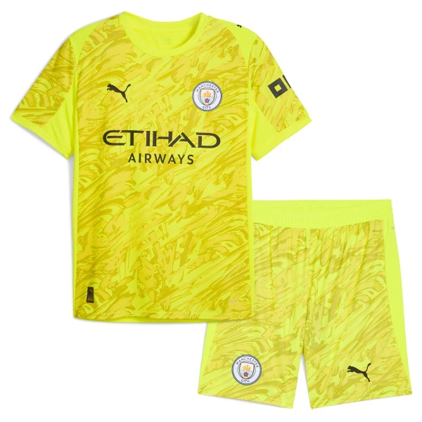 Camiseta Portero Manchester City Niños 25/26 Amarillo Camiseta Portero Manchester City Niños 25/26 Amarillo