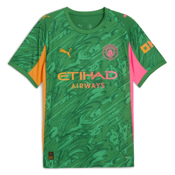 Camiseta Portero Manchester City Hombre 25/26 Verde