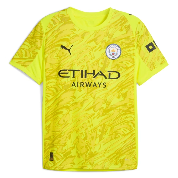 Camiseta Portero Manchester City Hombre 25/26 Amarillo Camiseta Portero Manchester City Hombre 25/26 Amarillo