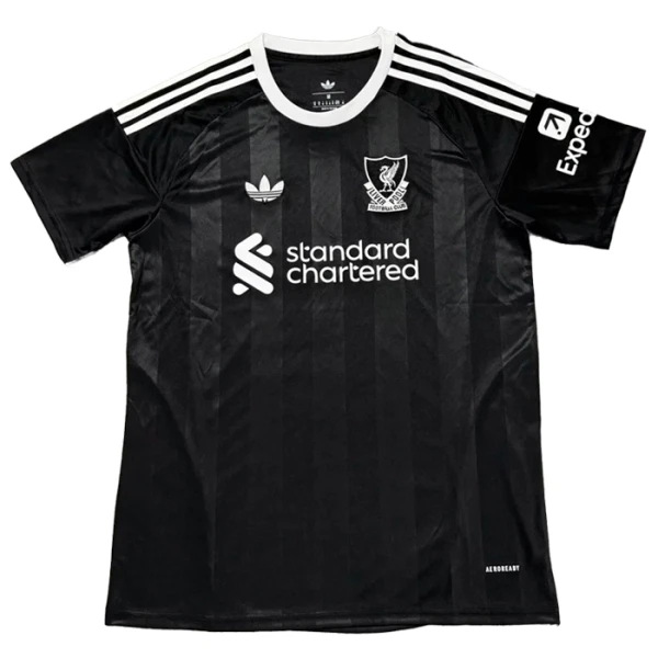 Camiseta Portero Liverpool Hombre 25/26 Negro Camiseta Portero Liverpool Hombre 25/26 Negro