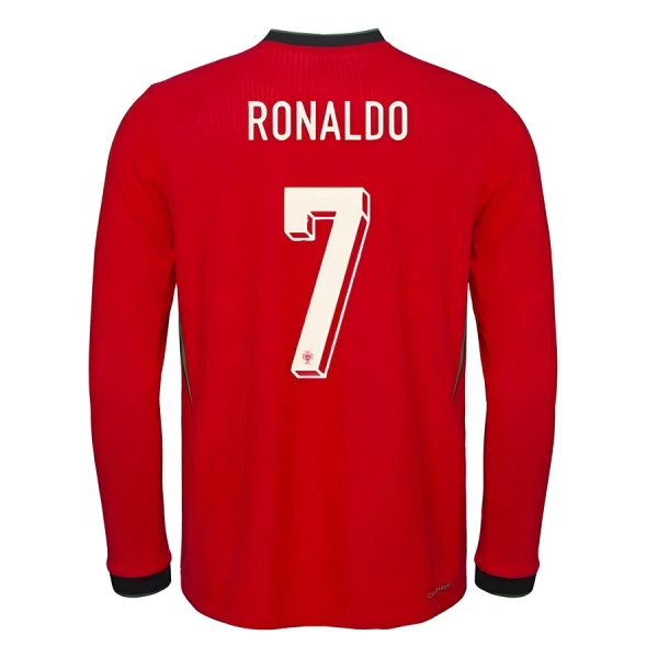 Camiseta Portugal Cristiano Ronaldo 7 Hombre 1ª Equipación 2025 Manga Larga