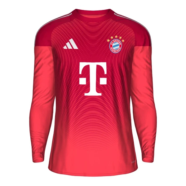 Camiseta Portero FC Bayern Múnich Hombre 25/26 Manga Larga Rojo