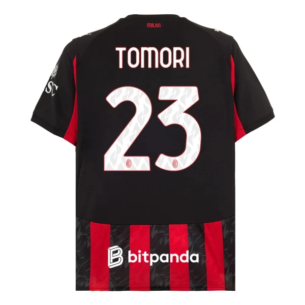 Camiseta AC Milan Fikayo Tomori 23 Hombre 1ª Equipación 25/26 Camiseta AC Milan Fikayo Tomori 23 Hombre 1ª Equipación 25/26