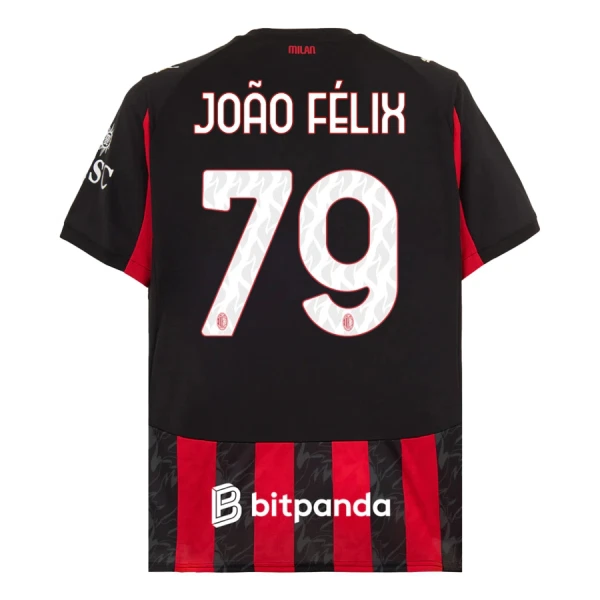 Camiseta AC Milan João Félix 79 Hombre 1ª Equipación 25/26 Camiseta AC Milan João Félix 79 Hombre 1ª Equipación 25/26
