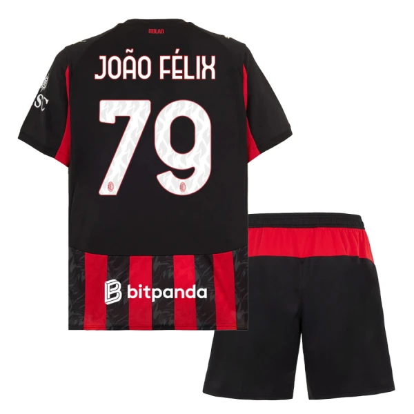 Camiseta AC Milan João Félix 79 Niños 1ª Equipación 25/26 Camiseta AC Milan João Félix 79 Niños 1ª Equipación 25/26