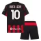Camiseta AC Milan Rafael Leão 10 Niños 1ª Equipación 25/26