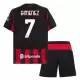 Camiseta AC Milan Santiago Gimenez 7 Niños 1ª Equipación 25/26 Camiseta AC Milan Santiago Gimenez 7 Niños 1ª Equipación 25/26