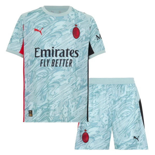 Camiseta Portero AC Milan Niños 25/26 Azul Camiseta Portero AC Milan Niños 25/26 Azul
