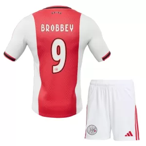 Camiseta AFC Ajax Brobbey 9 Niños 1ª Equipación 25/26