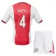 Camiseta AFC Ajax Hato 4 Niños 1ª Equipación 25/26 Camiseta AFC Ajax Hato 4 Niños 1ª Equipación 25/26