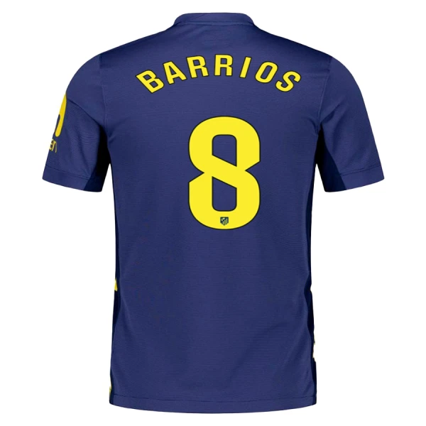 Camiseta Atlético Madrid Barrios 8 Hombre 2ª Equipación 25/26 Camiseta Atlético Madrid Barrios 8 Hombre 2ª Equipación 25/26