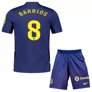 Camiseta Atlético Madrid Barrios 8 Niños 2ª Equipación 25/26