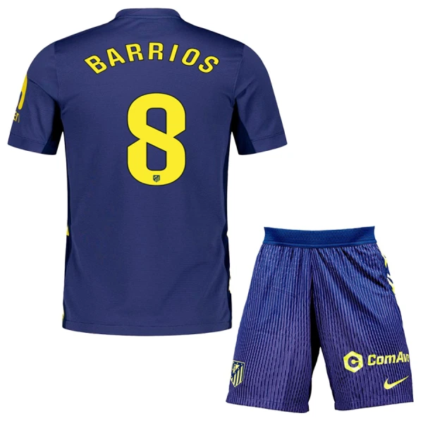Camiseta Atlético Madrid Barrios 8 Niños 2ª Equipación 25/26 Camiseta Atlético Madrid Barrios 8 Niños 2ª Equipación 25/26