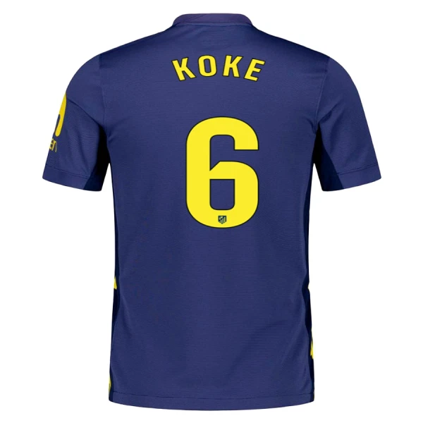 Camiseta Atlético Madrid Koke 6 Hombre 2ª Equipación 25/26 Camiseta Atlético Madrid Koke 6 Hombre 2ª Equipación 25/26
