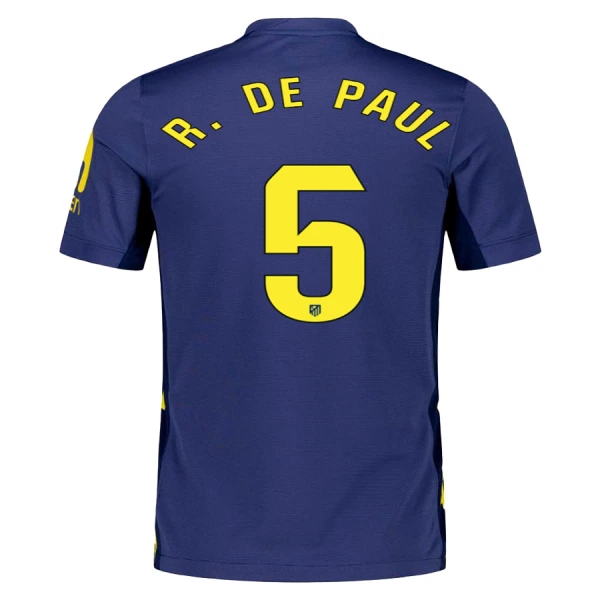 Camiseta Atlético Madrid Rodrigo de Paul 5 Hombre 2ª Equipación 25/26 Camiseta Atlético Madrid Rodrigo de Paul 5 Hombre 2ª Equipación 25/26