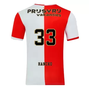 Camiseta Feyenoord Rotterdam Hancko 33 Hombre 1ª Equipación 25/26