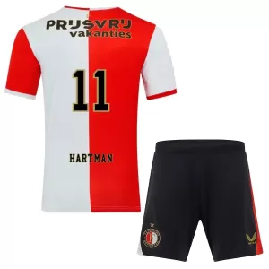 Camiseta Feyenoord Rotterdam Hartman 11 Niños 1ª Equipación 25/26