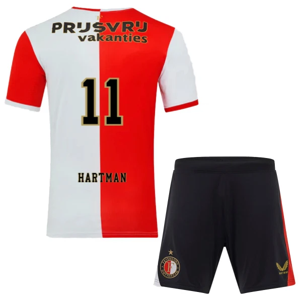 Camiseta Feyenoord Rotterdam Hartman 11 Niños 1ª Equipación 25/26 Camiseta Feyenoord Rotterdam Hartman 11 Niños 1ª Equipación 25/26