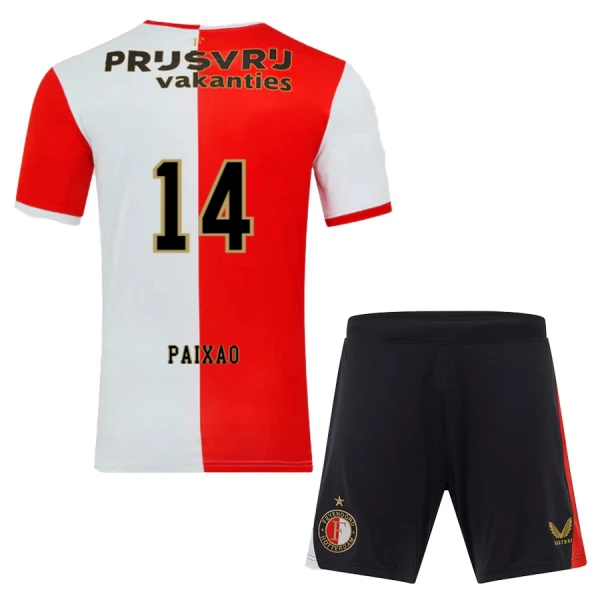 Camiseta Feyenoord Rotterdam Paixao 14 Niños 1ª Equipación 25/26 Camiseta Feyenoord Rotterdam Paixao 14 Niños 1ª Equipación 25/26